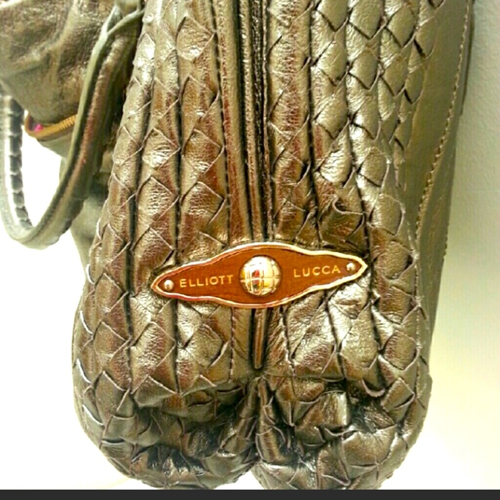 Elliott Lucca Bags | Elliott Lucca Green Leather Handbag
